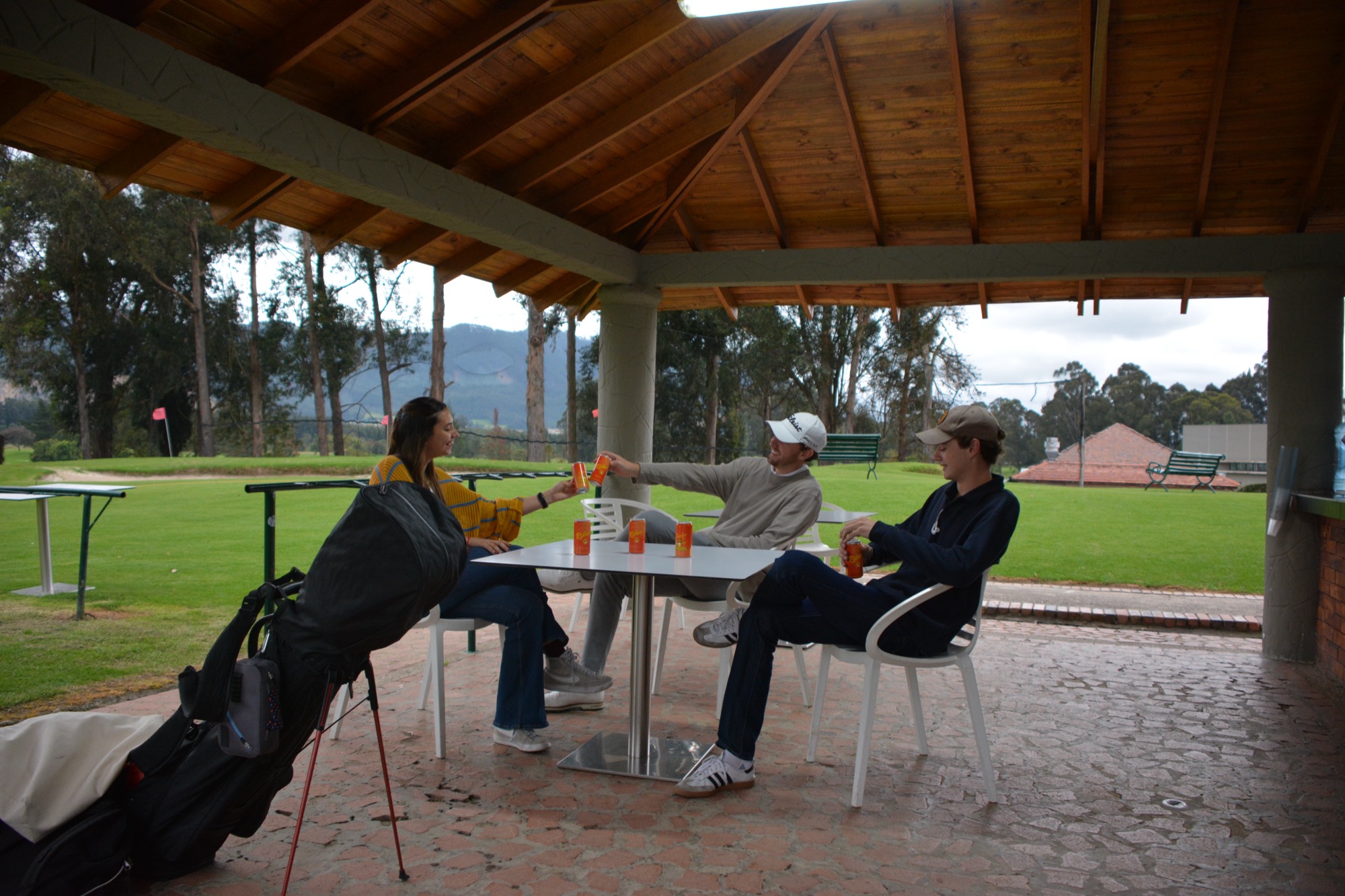 Crew — golf day, gazebo