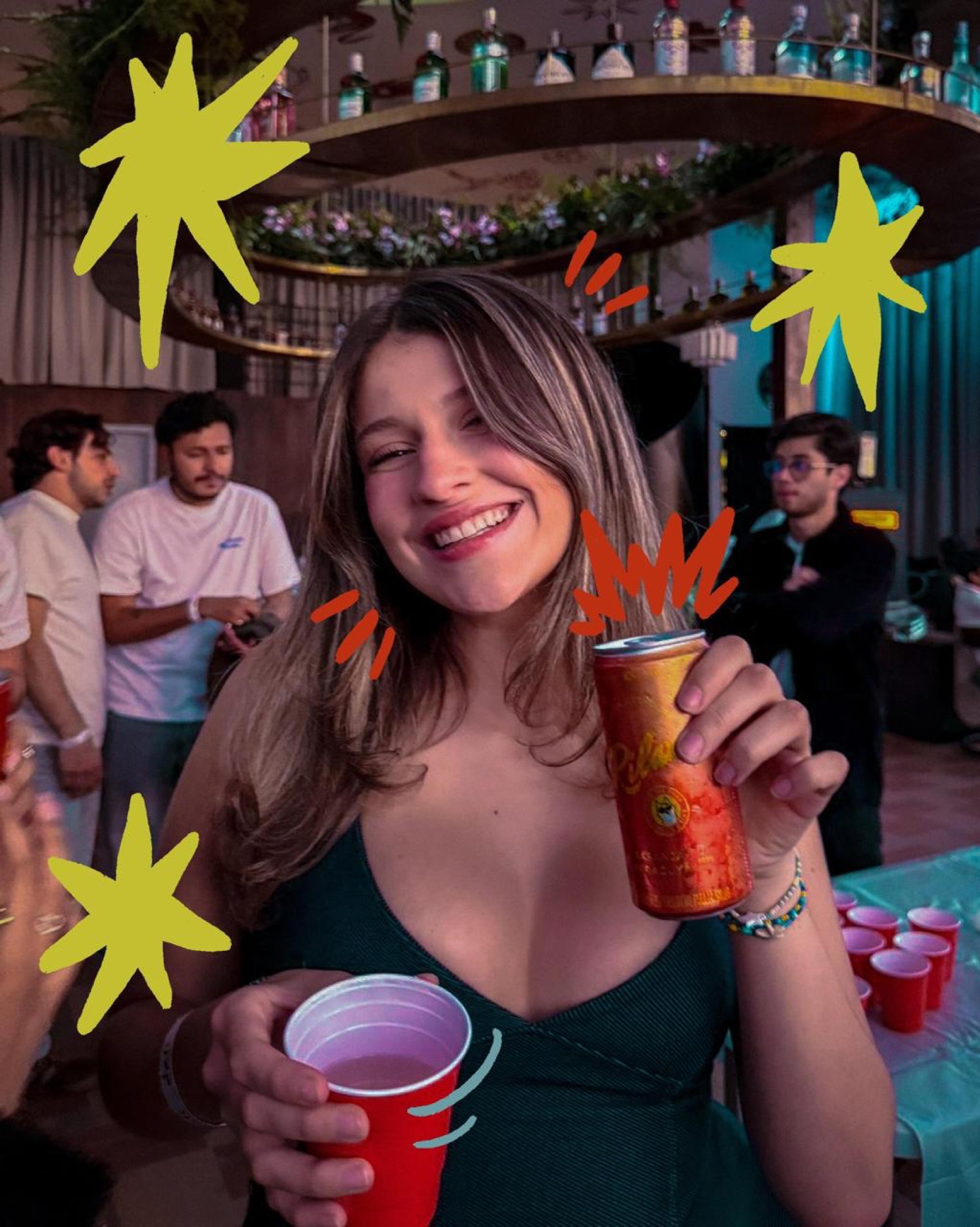 Fiesta — overlays editoriales